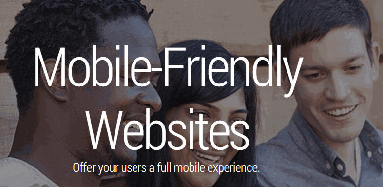 Mobile Friendly Web Sites